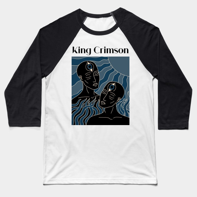 The Dark Sun Of King Crimson Baseball T-Shirt by limatcin